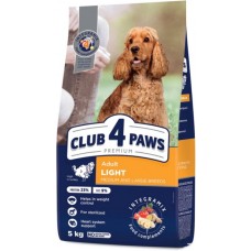 Club 4 Paws Premium Adult Medium & Large Breeds Light сухий корм для собак з індичкою 5 кг