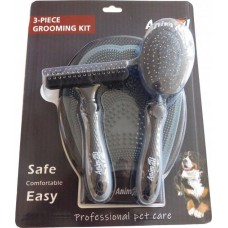AnimAll набір для грумінгу 3в1 (сірий)