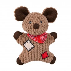 Trixie іграшка для собак миша з латками з пищалкою 19 см