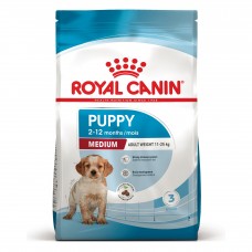 ROYAL CANIN MEDIUM PUPPY для цуценят середніх порід від 2 до 12 місяців 4кг