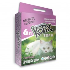 KOTIX TOFU Lavender соєвий наповнювач для кішок з ароматом лаванди 6 л