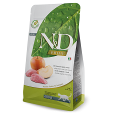 Farmina N&D беззерновий сухий корм для дорослих котів з м'ясом дикого кабана та яблуком 5 кг