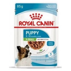 ROYAL CANIN XSMALL PUPPY вологий корм для цуценят мініатюрних порід у соусі 85г