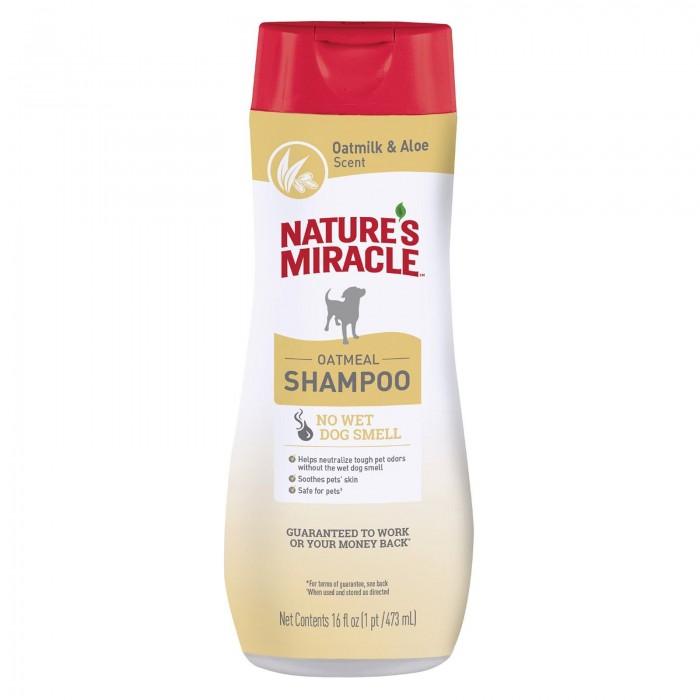 Nature`s Miracle "Oatmeal & Aloe Shampoo" шампунь для собак з вівсяним молочком 473 мл