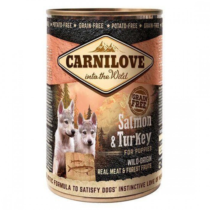 Carnilove Puppy з лососем та індичкою для цуценят 400 g