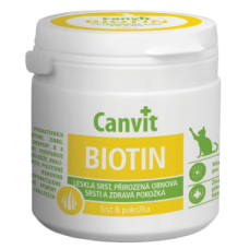 Canvit Biotin вітаміни для шкіри та шерсті кішок 100 г х 100 табл.