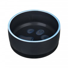 Trixie керамічна миска для собак чорна на гумовій основі з лапкою 0,4 л/12 см