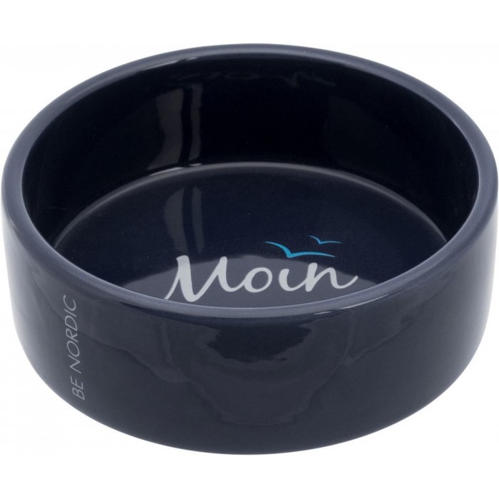 Trixie BE NORDIC керамічна миска для котів і собак темно-синя 0,3 л/12 см