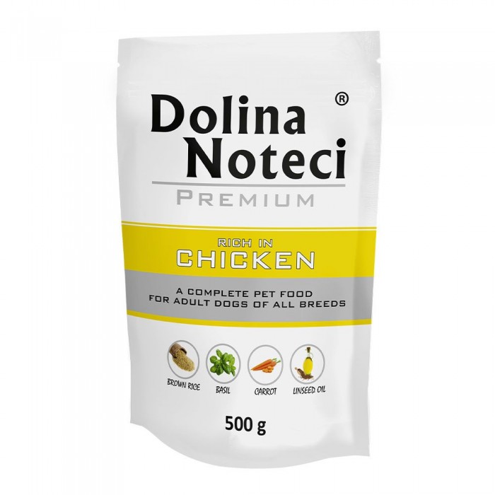 Dolina Noteci Premium вологий корм для собак з куркою 500 г