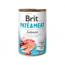 Brit Paté and Meat Dog з лососем 400 g 