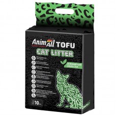 AnimAll Tofu Green Tea соєвий наповнювач для котів з ароматом зеленого чаю 10 л
