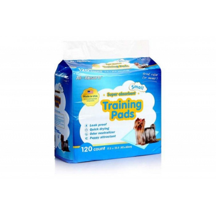 All-Absorb Super Absorbent Training Pads Regular пелюшки для собак 45х60 см 120 шт
