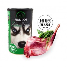 Fine Dog консерва з дичиною для собак 100% м'яса 1200г