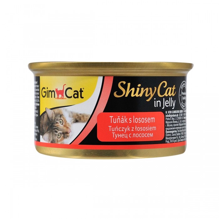 GimCat Shiny Cat тунець і лосось 70g