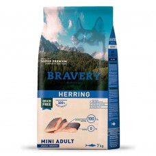 Bravery Herring Mini Adult сухий корм для собак малих порід з оселедцем 7 кг