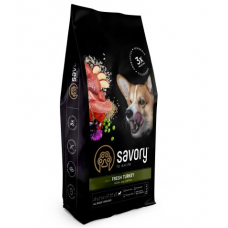 Savory All Breed​ сухий корм для стерилізованих собак всіх порід з індичкою 12 кг
