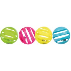 Trixie набір іграшок для котів М'ячики з брязкальцем 4 см (4 шт)