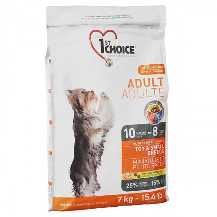 1st Choice Adult Toy & Small Chicken сухий корм  для собак міні та малих порід з куркою 7 кг