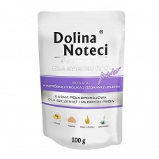 Dolina Noteci Premium вологий корм для цуценят з печінкою та язиком 100 г