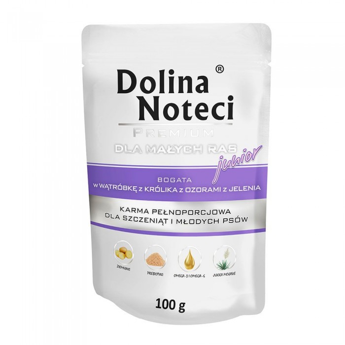 Dolina Noteci Premium вологий корм для цуценят з печінкою та язиком 100 г