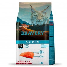 Bravery Salmon Adult Cat Sterilized сухий корм для стерилізованих котів з лососем 7 кг