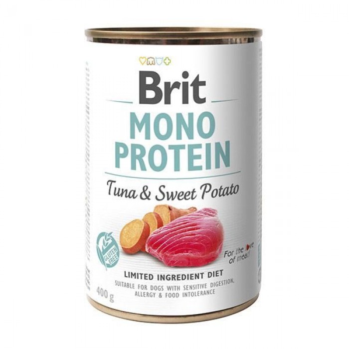 Brit Mono Protein Dog з тунцем та бататом 400 g