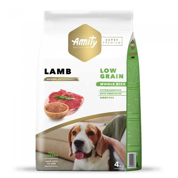 Amity Super Premium Lamb сухий корм для собак з ягням 4 кг