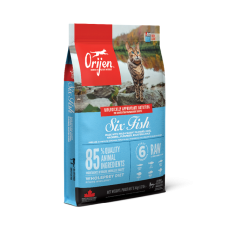 Orijen Six Fresh Fish Cat & Kitten сухий корм для котів з 6 видами риб 0,34 кг