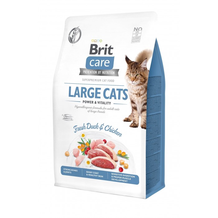 Brit Care Cat GF Large cats Power and Vitality, (для кішок великих порід)