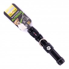 GimDog Alfresco нашийник з подвійного неопрену для собак міні та середніх порід (чорний) S-M