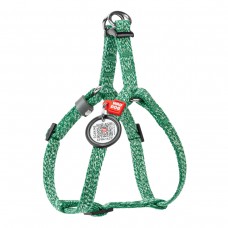 Collar WAUDOG Re-cotton шлея для котів і малих собак з QR-паспортом (зелена) XS