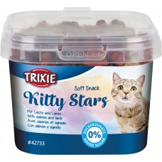 Trixie Soft Snack Kitty Stars ласощі для котів з ягням та лососем 140гр
