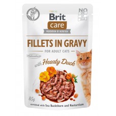 Brit Care Cat pouch філе  з качкою в соусі  85g