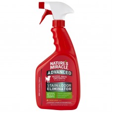 Nature's Miracle "Advanced Stain and Odor Eliminator" спрей з посиленою формулою для видалення плям та запахів від собак 946 мл