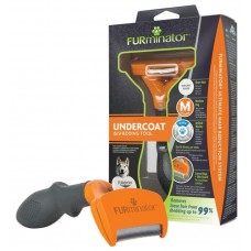 FURminator Short Hair фурмінатор для собак середніх порід з короткою шерстю розмір M