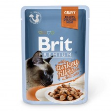 Brit Premium Cat pouch філе індички в соусі 85g