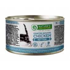 Nature's Protection Kitten Starter Mousse Chicken мус з куркою для кошенят від 3 до 12 місяців 200 г* 6шт.