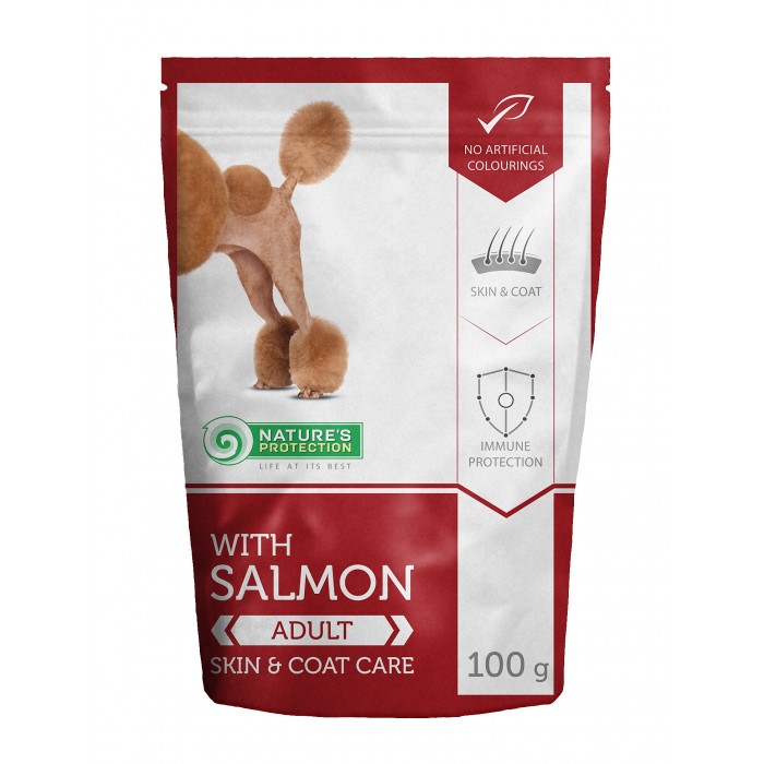 Nature's Protection Skin & Coat Care Salmon вологий корм для собак з лососем 100 г*12шт