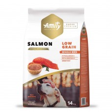 Amity Super Premium Salmon сухий корм для собак з лососем 14 кг