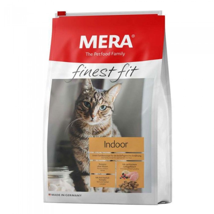 Mera finest fit Indoor сухий корм для котів з птицею та ягодами 1,5 кг