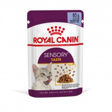 ROYAL CANIN SENSORY TASTE вологий корм для дорослих котів в желе 85г