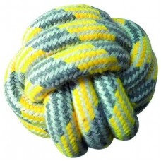 Croci Pastel іграшка для собак "Канатний м'яч" (жовтий) 7,5 см