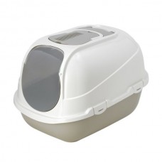 Moderna закритий туалет для котів (сірий) 65х50х46 см