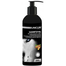 Unicum шампунь для довгошерстих собак з мигдальним маслом 200 мл.