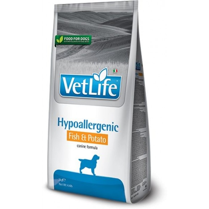 Farmina Vet Life Hypoallergenic Fish & Potato сухий корм для собак при харчовій алергії з рибою та картоплею 12 кг