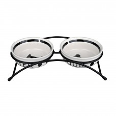 Trixie Eat on Feet керамічні миски на підставці для собак 2 шт. 0,25 л/13 см