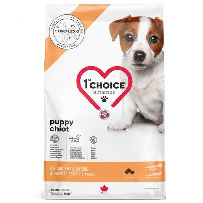 1st Choice Puppy Toy and Small сухий корм для цуценят малих та міні порід з куркою 2 кг
