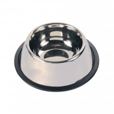 Trixie металева миска для собак на гумовій основі  0,9 л/25 см