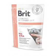 Brit GF Veterinary Diets Cat Renal з яйцeм та горохом для котів 400 g