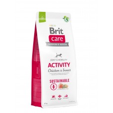 Brit Care Dog Sustainable Activity корм для собак з підвищеною активністю з куркою та комахами 12 кг 